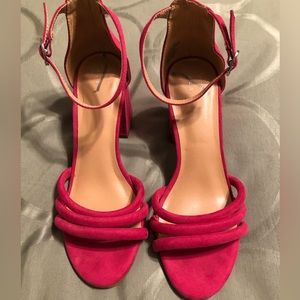 A New Day Target Pink Heels with Ankle Strap